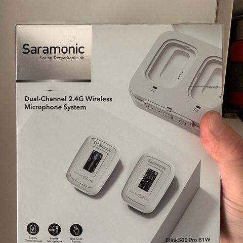 Saramonic Blink 500 Pro B1W 2,4 GHz trådløst mikrofonsystem