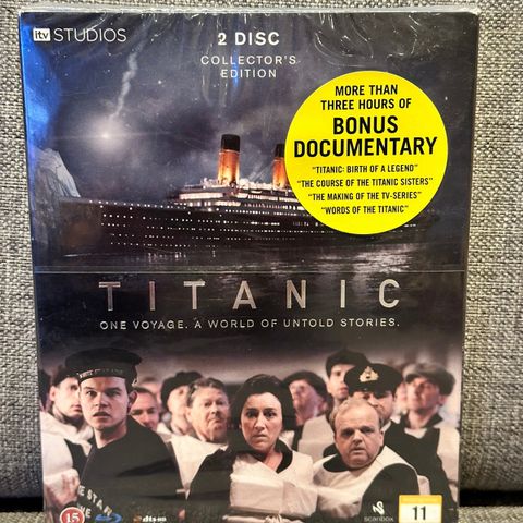 Titanic miniserien collector’s edition (Ny i plast, norsk tekst)