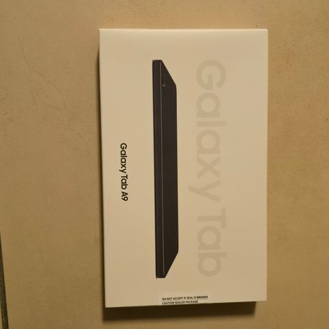 Ny, uåpnet, Samsung Galaxy Tab A9 4G (LTE) 64GB (Graphite) Nettbrett.