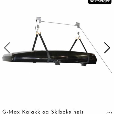 Skiboks og kajakkheis