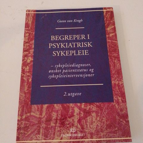 Begreper i psykiatrisk sykepleie