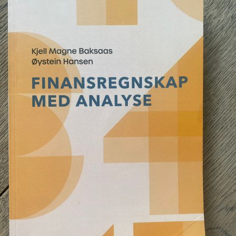 Finansregnskap med analyse, 3. utgave