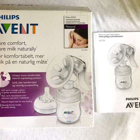 Philips Avent manuell brystpumpe