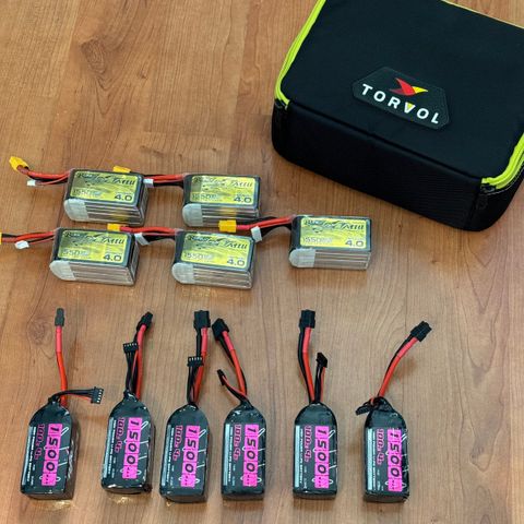 Torvol LiPO Safe bag & batterier