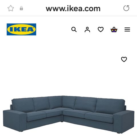 Trekk til Kivik sofa fra IKEA