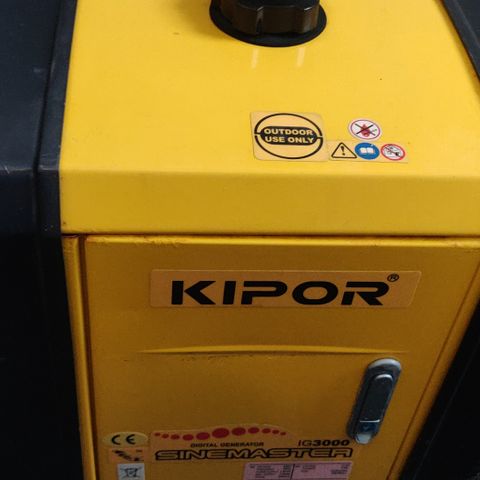 Kipor IG 3000 aggregat til salg