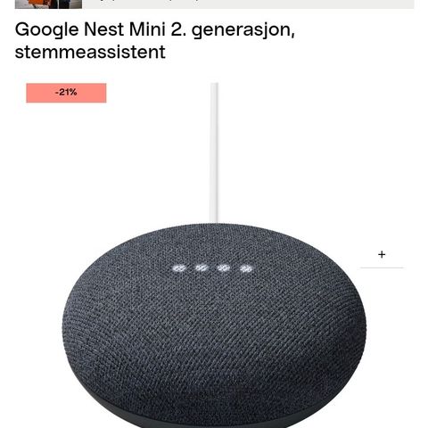 Google smart høyttaler stemmestyrt