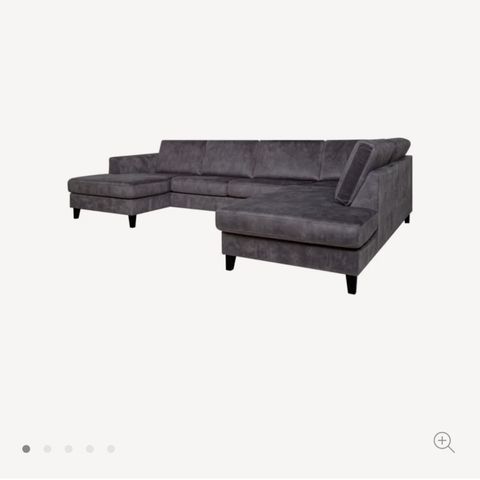 Pent brukt sofa