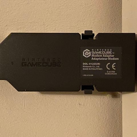 Nintendo gamecube modem adaptor