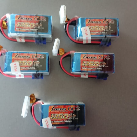 Gens ace 1250mAh 6S Lipo Batteri – EC3