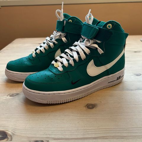 Nike Air Force 1 High, grønn str 38