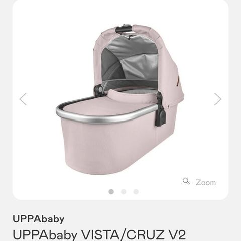 Uapnet uppababy vista liggedel rosa