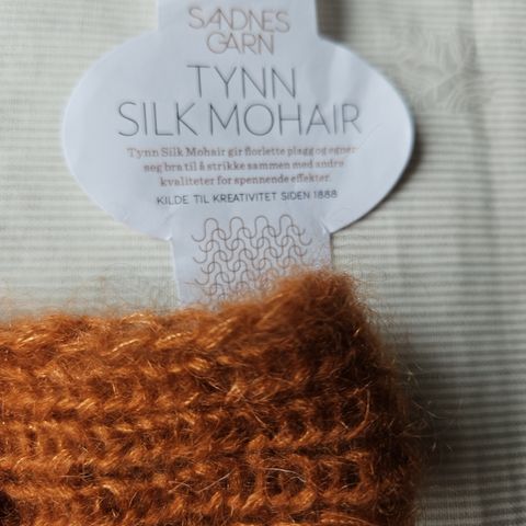 Sandnes garn Tynn Silk mohair, farge gresskar