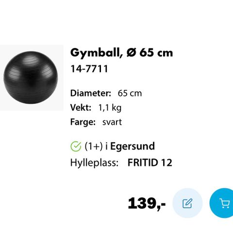 Gymball 65cm