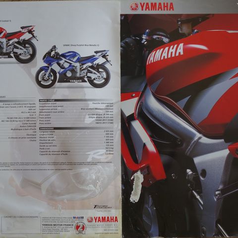 Yamaha YZF-R6 2002 brosjyre