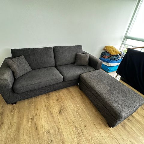 2-Seter Sofa med sjeselong