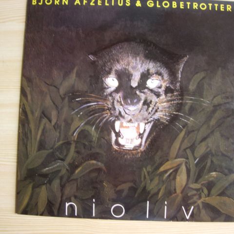 Lp plate "Nio liv" Bjørn Afzelius & Globetrotters