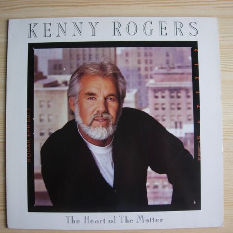 Lpplate Kenny Rogers "The Heart of The Matter"