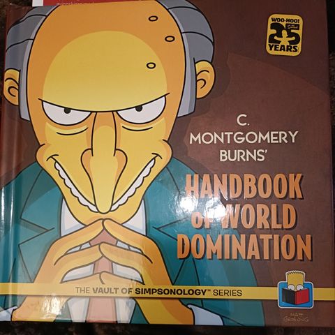 Burns- Handbook of world domination.