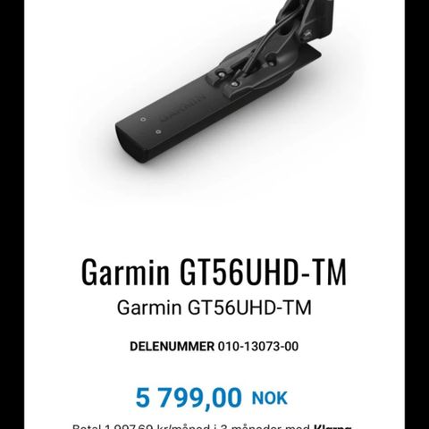 GARMIN GT56 UHD-TM