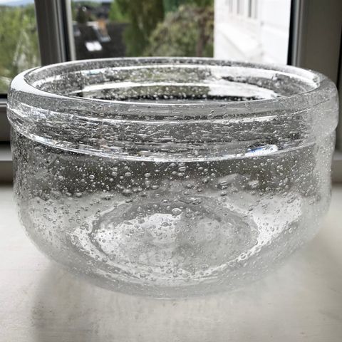 Tung glassbolle fra 1960-design Erik Höglund