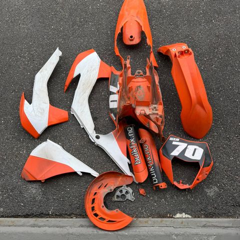 plastsett ktm exc 2012 - 2016