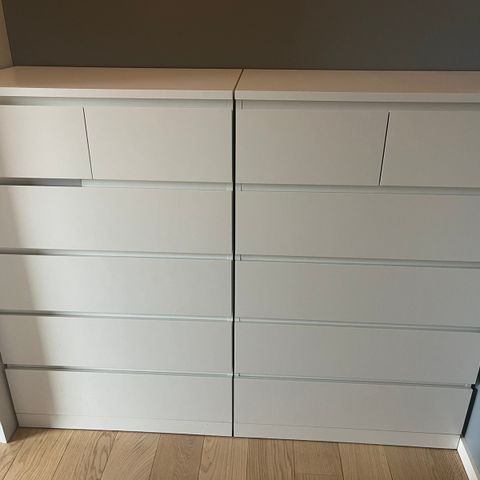 Ikea Malm kommode x2 selges billig!