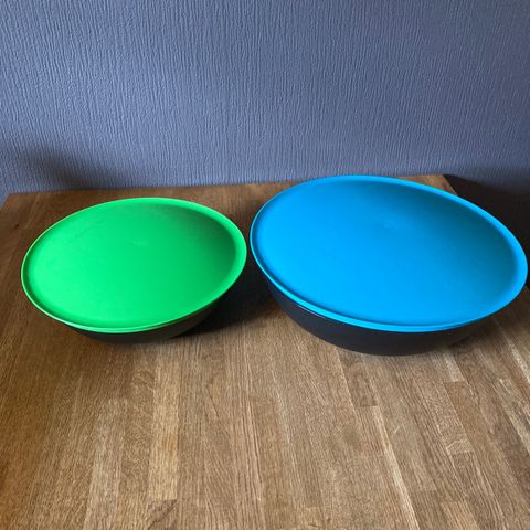 Nye Allegra skåler og salatbestikk fra Tupperware