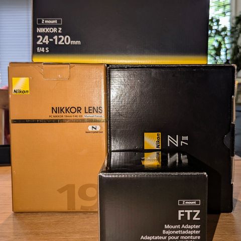 Nikon Z7ii/24-120 F4 S/19mm PC-e F4/Tamron 15-30mm F2.8 G2/++