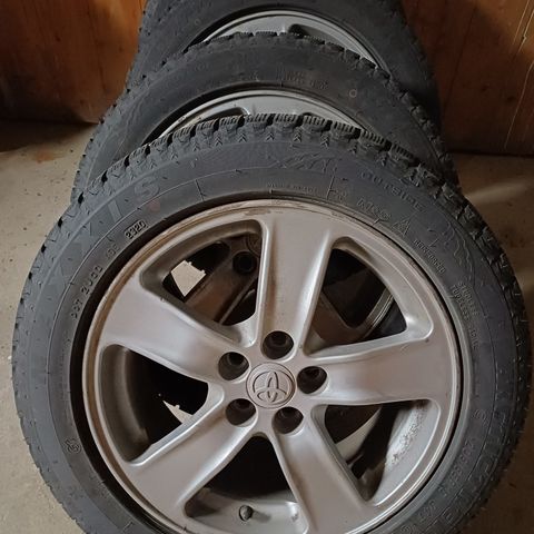 4 stk 205/55R16 dekk på felg