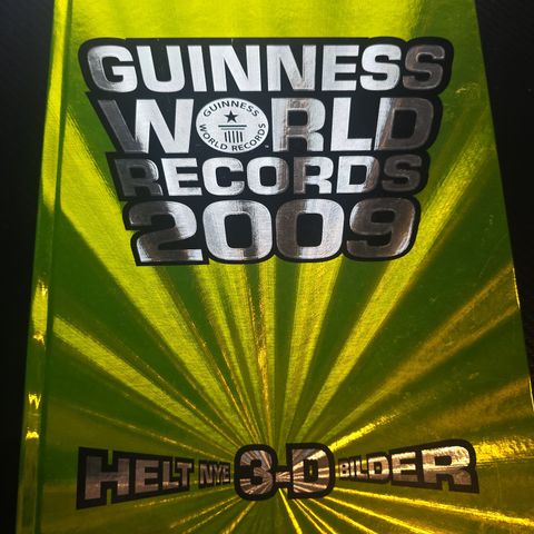Guinness rekordbok 3D 2009