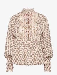 By TiMo Cotton Slub Decorated Blouse