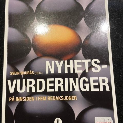 Nyhetsvurderinger - på innsiden i fem redaksjoner, Svein Brurås