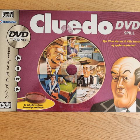 Cluedo DVD spill gis bort mot henting