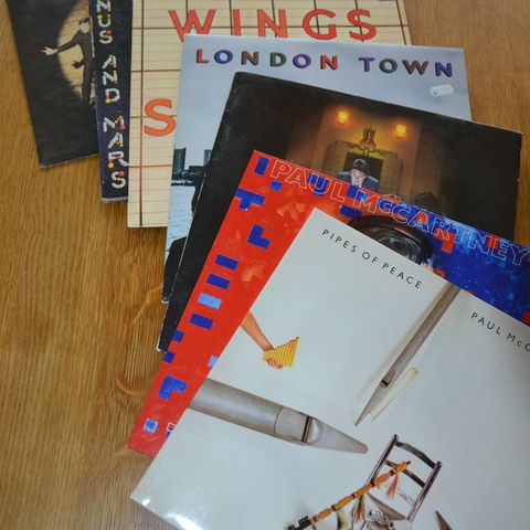 Paul McCartney og Wings LP'er selges