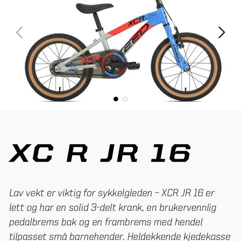 Xeed xc r jr 16