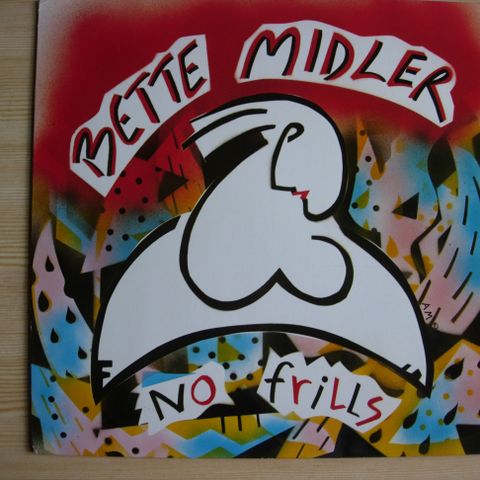 LP plate Bette Midler "No Frills"