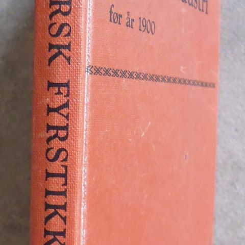 Olav Wetting: Norsk fyrstikkindustri før år 1900.