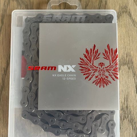 Uåpnet SRAM NX 12-speed kjede selges