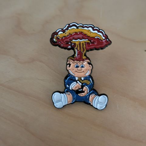 Garbage pail kids pins adam bomb