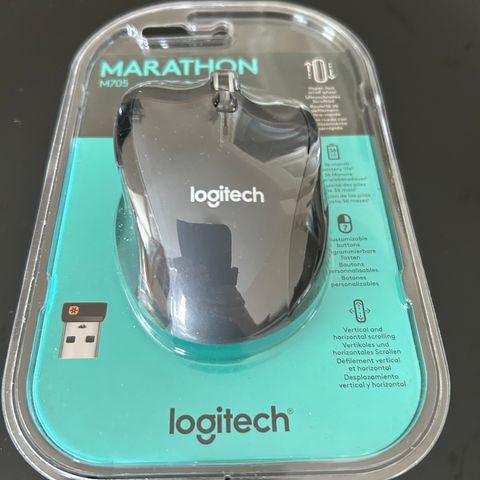 Ny Logitech M705 Trådløs Mus