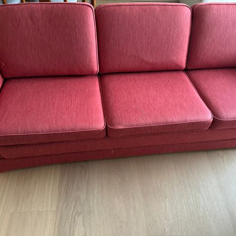 Vintage 3 seter sovesofa