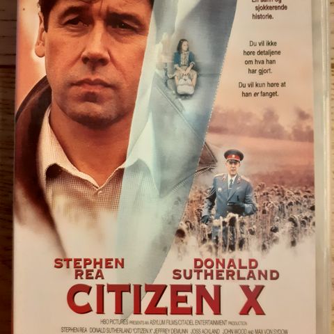 Citizen X DVD - Norsk Tekst (Stort utvalg film og bøker)