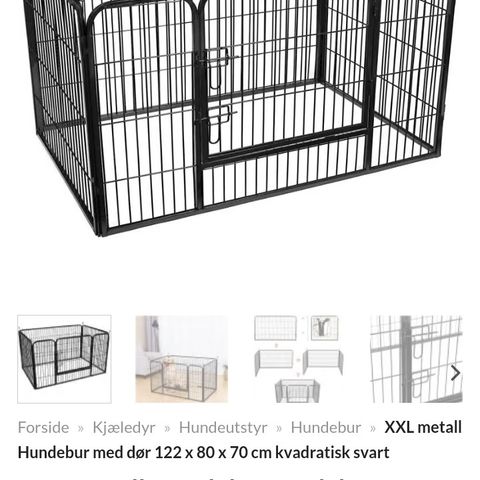 Kjempe bra hundegrind