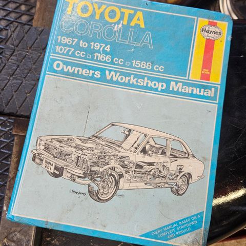 Haynes Toyota Corolla KE20 manual