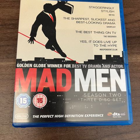 Mad men sesong 2 blu ray