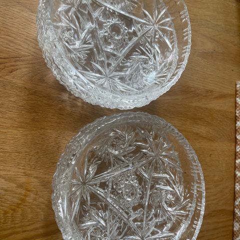 Dessert skåler fra Walther glass 6 stk selges samlet for 400 kr