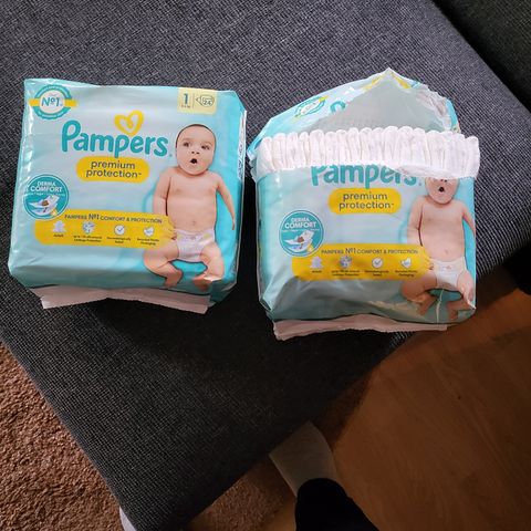 Pampers 1 (2-5 kg.) gis bort