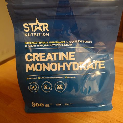 Creatine monohydrate fra STAR nutrition