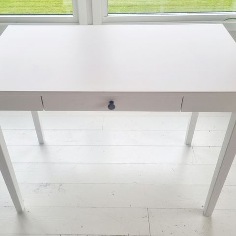 IKEA IDANÄS klaffebord i hvitt med skuff
